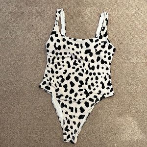 animal print one piece 🖤